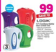 Logik 1.7Ltr Cordless Kettle RSH-441668-018-Each