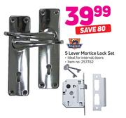 Fragram 5 Lever Mortice Lock Set