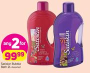 Satiskin Bubble Bath Assorted-2 x 2Ltr