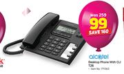 Alcatel Desktop Phone With CLI T26