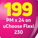 Vodacom E8 Smartphone 4G-On uChoose Flexi 230