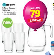 Regent 5 Piece Jug And Willy Set-Per Set