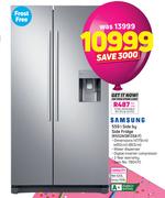 Samsung 559Ltr Side By Side Fridge RS52N3B13S8 F
