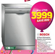 Bosch 12 Place Dishwasher (Metallic) SMS40E18ZA