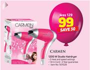 Carmen 1200W Studio Hairdryer