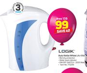 Logik Auto Kettle White LPJ-1700