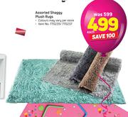 Assorted Shaggy Plush Rugs-Each