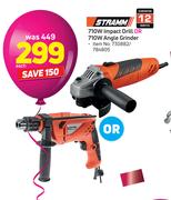 Stramm 710W Impact Drill Or 710W Angle Grinder-Each