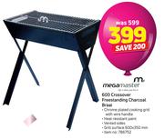 Megamaster 600 Crossover Freestanding Charcoal Braai