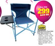Campmaster Steel Directors Chair With Side Table 20H0041-G