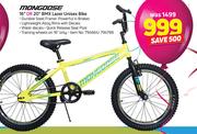 Mongoose 16" Or 20" BMX Lazer Unisex Bike