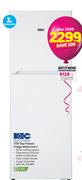 KIC 170Ltr Top Freezer Fridge White 518 1
