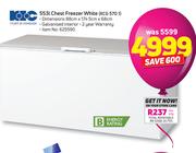 KIC 553Ltr Chest Freezer White KCG 570 1