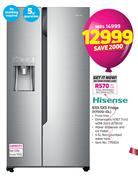 Hisense 610Ltr SXS Fridge H700SI-IDL