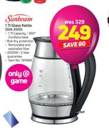 Sunbeam 1.7Ltr Glass Kettle SGK-2000