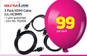 Ultra Link 3 Pack HDMI Cable UL-HC3MP-Per Pack