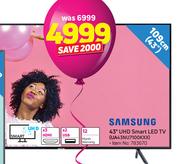 Samsung 43" UHD Smart LED TV UA43NU7100KXX