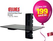 Ellies Universal Glass Shelf Bracket