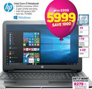 HP Intel Core I3 Notebook