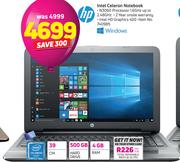 HP Intel Celeron Notebook