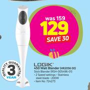 Logik 450Watt Blender HR2056 00