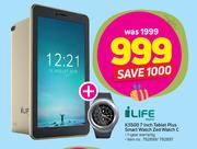 iLife K3500 7 Inch Tablet Plus Smart Watch Zes Watch C