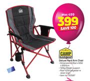 Camp Master Deluxe Hard Arm Chair