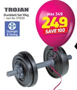 Trojan Dumbbell Set-10Kg