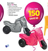 Buzz Bike Silver Or Pink-Each