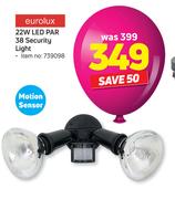 Eurolux 22W LED PAR 38 Security Light