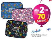 Scripto Fashion A4 Subject Sorter-For 2