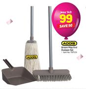 Addis Broom & Dustpan Set