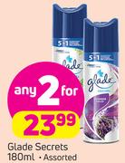 Glade Secrets Assorted-2 x 180ml