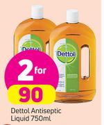 Dettol Antiseptic Liquid-2 x 750ml
