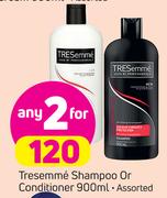 Tresemme Shampoo Or Conditioner Assorted-2 x 900ml