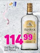 Old Buck Dry Gin-750ml
