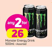 Monster Energy Drink Assorted-2 x 500ml