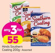 Hinds Southern Coating Assorted-3 x 200g