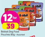 Bobtail Dog Food Pouches Assorted-12 x 85g