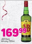 J&B Rare Whisky-750ml