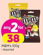 M&M's Assorted-2 x 100g