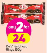 De Vries Choco Rings-2 x 150g