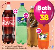 Coca Cola Original-2Ltr & Sprite-2Ltr, Fanta-2Ltr Or Stoney 2Ltr-For Both