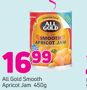 All Gold Smooth Apricot Jam-450g