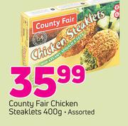 County Fair Chicken Steaklets-400g