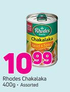 Rhodes Chakalaka-400g