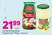 Crosse & Blackwell Mayonnaise-750g Each
