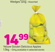 Yellow Golden Delicious Apples-1.5Kg