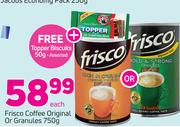 Frisco Coffee Original Or Granules-750g Each