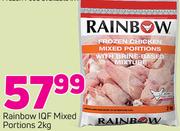 Rainbow IQF Mixed Portions-2Kg